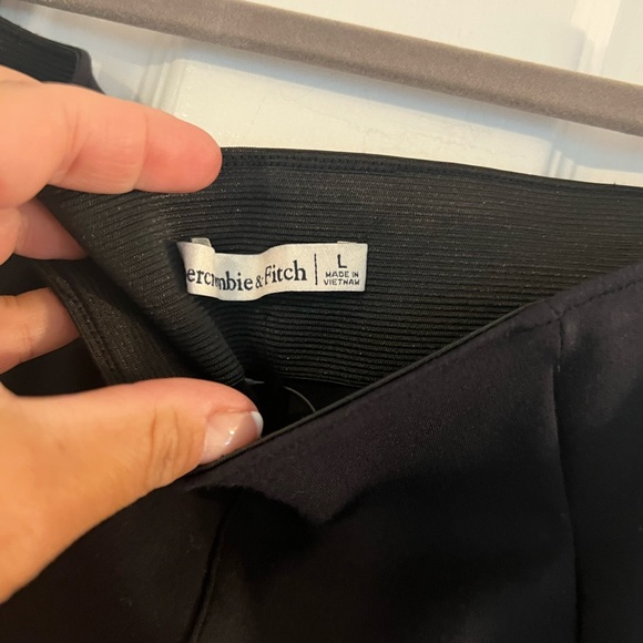 Abercrombie and Fitch Ponte Split-Hem Slim Flare Pant size Large L - Picture 6 of 10